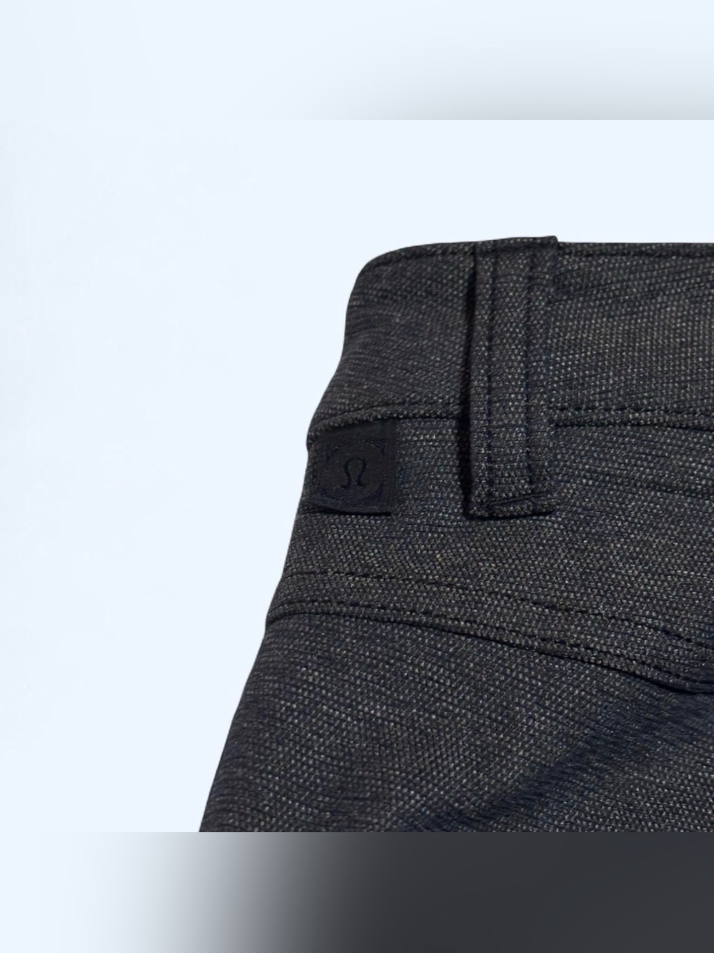 Lululemon ABC Slim Fit Warpstreme Pants Men's Waist 34 Heathered Gray Stretch - Picture 6 of 6